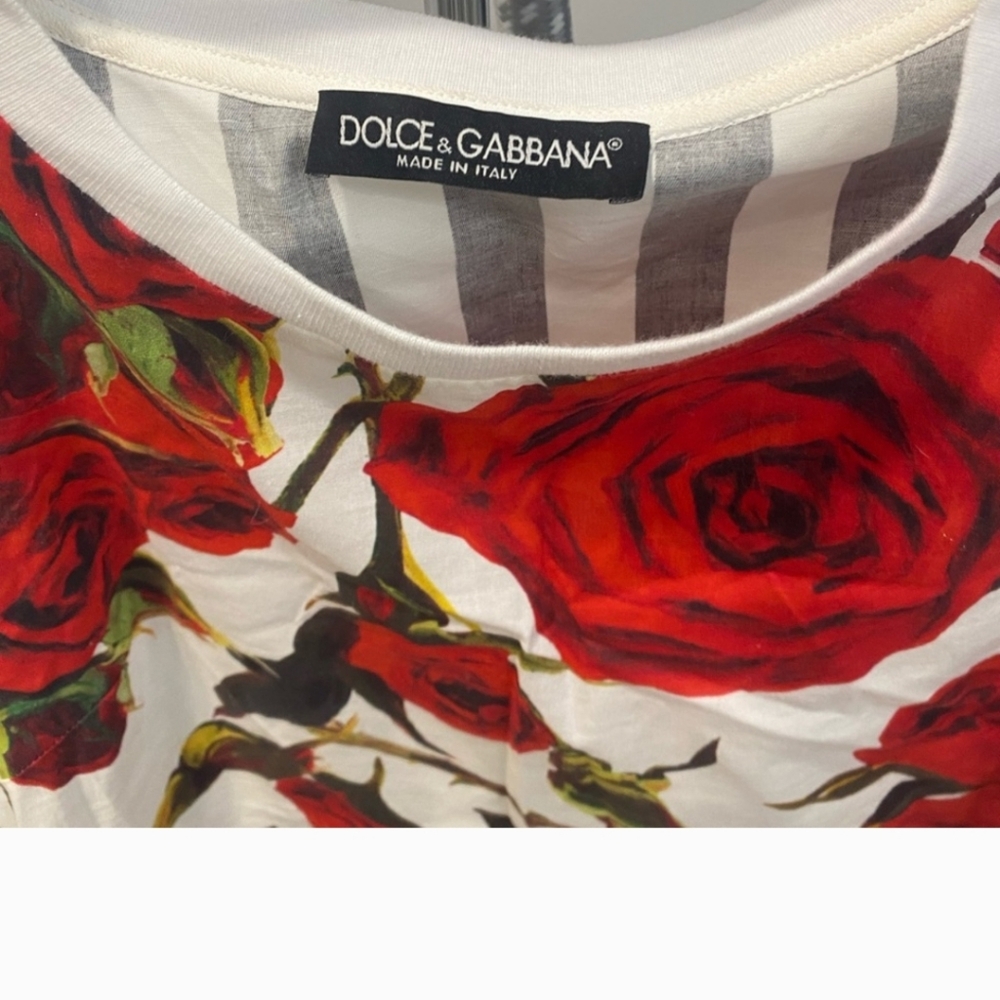Dolce & Gabbana Vintage Red Sleeveless Fitted Tank Top - Picture 3 of 4